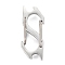 Non-Tarnish 304 Stainless Steel S-Hook Clasps, Stainless Steel Color, 28x11x5.5mm, Hole: 11X6mm