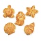 Marine Animal Opaque Resin Cabochons, Mixed Shapes, Mixed Color, 21~28x18.5~23x8.5~10mm
