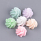 Resin Decoden Cabochons, Cookie, Imitation Food, Mixed Color, 14~15x14~15x10~11mm