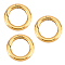 UNICRAFTALE 3Pcs 20.5mm 7 Gauge Spring Gate Rings 201 Stainless Steel Snap Clasps Round Carabiner Clips Snap Hooks Spring Keyring Buckle Clasps for Bag Purse Shoulder Strap Key Chains