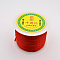 Round String Thread Polyester Fibre Cords, Red, 2mm, about 54.68 yards(50m)/roll
