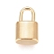 304 Stainless Steel Pendants, Padlock, Golden, 13x8x5mm, Hole: 3x5mm