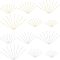 UNICRAFTALE about 360pcs 6 Sizes Stainless Steel Flat Head Pins, Flat Head 2 Colors Pins are Used for DIY Jewelry Findings Make Earrings, Bracelets and Necklaces