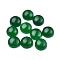 Natural Malaysia Jade Cabochons, Dyed & Heated, Half Round, 10x4~5mm