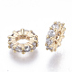 Латунные бусины из микрокубического циркония KK-N231-28-NF-3