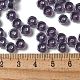 Прозрачные цвета блеск стеклянный бисер SEED-E001-T3x6mm-A05-4