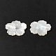 Натуральные белые бусины из ракушек SHEL-M021-08B-3