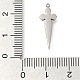 Подвески из нержавеющей стали 304 с защитой от потускнения STAS-P369-05P-3