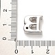 Стойки обшивки латунь кубического циркония бусы KK-L210-008P-B-3