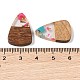 Подвески из смолы и дерева WOOD-S061-02E-3