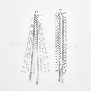 Латунь кисточкой большие кулоны KK-T038-42P