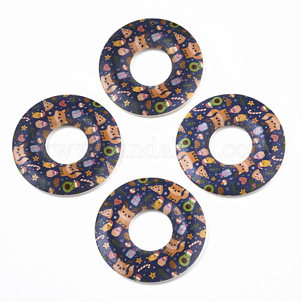 Печатные подвески дерева WOOD-S045-104A-1