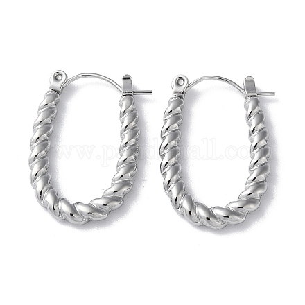Серьги-кольца из нержавеющей стали марки 304 STAS-Z052-09P-1