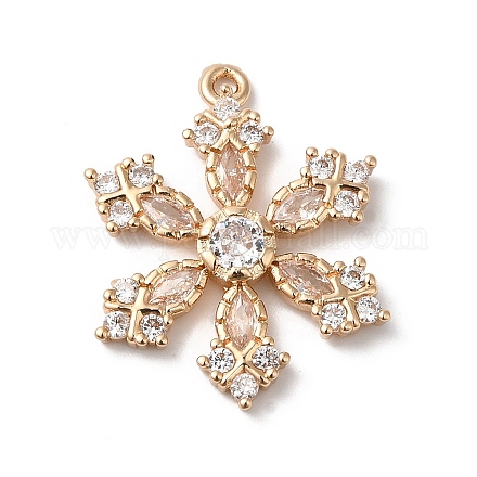 Латунные микро проложить кубического циркония подвески KK-C062-086G-1