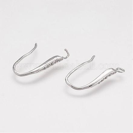 Латунные серьги-гвоздики из циркония ZIRC-F052-26P-1