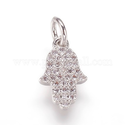 Латунные микропрофили кубические циркониевые подвески ZIRC-K070-32P-1