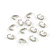 Tarnish Resistant Oval 304 Stainless Steel Open Jump Rings, Stainless Steel Color, 18 Gauge, 7x5x1mm