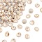 Preciosa® MAXIMA Crystal Round Stones, Czech Crystal, Dura Foiling, Bicone(436 11 177 Rivoli), 00030 235 Honey, SS29(6.15~6.35mm)