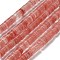 Cherry Quartz Glass Beads Strands, Disc, Heishi Beads, 6x1.5mm, Hole: 0.6mm, about 239pcs/strand, 15.28~15.35''(38.8~39cm)