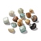 Natural Flower Amazonite Beads, No Hole, Nuggets, Tumbled Stone, Healing Stones for 7 Chakras Balancing, Crystal Therapy, Meditation, Reiki, Vase Filler Gems, 16~36x12~30.5x3.5~25mm