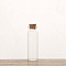 Glass Wishing Bottles, Column with Cork, Clear, 2.2x7cm