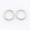 Tarnish Resistant 304 Stainless Steel Open Jump Rings, Stainless Steel Color, 26 Gauge, 3.5x0.4mm, Inner Diameter: 2.7mm