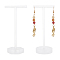 arricraft 2 Sets Earrings Display Stands, 2 Styles T- Shape Style Earring Holder Acrylic Jewelry Tree Stand for Necklaces Bracelet Earrings Hanging Display