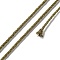 20M Polyester Braided Cord for Jewelry Making, Round, Olive, 2mm, about 21.87 Yards(20m)/Roll