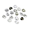 Glass Cabochons, Flat Round with Musical Note Pattern, Flat Round, 10x3.5mm