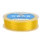 Korean Round Crystal Elastic Stretch Thread, for Bracelets Gemstone Jewelry Making Beading Craft, Yellow, 0.6mm, about 109.36 Yards(100m)/Roll
