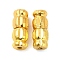Brass Screw Clasps, Golden, 10x4mm, Hole: 1mm