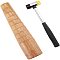 PandaHall Elite 2 pcs Bracelet DIY Sets, with Steel Handle Installable Two Way Rubber Hammers and Different Size Wooden Stick, Mixed Color, Hammer: 22.5x6.9x2.5cm Stick: 29x7.5cm