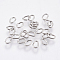 Tarnish Resistant 304 Stainless Steel Open Jump Rings, Oval, Stainless Steel Color, 24 Gauge, 3.5x2.5x0.5mm, Inner diameter: 1.5x2.5mm