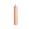 Ion Plating(IP) 304 Stainless Steel Pendants, with Jump Ring, Manual Polishing, Rectangle Charm, Stamping Blank Tag, Rose Gold, 32x6x1.5mm, Hole: 3mm