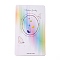 Paper Jewelry Display Cards for Necklace, Earring, Rectangle with Oval and Butterfly Pattern, Colorful, 15.5x9x0.04cm, Hole: 8.2mm