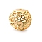 Brass Beads, Cadmium Free & Nickel Free & Lead Free, Round, Real 18K Gold Plated, 18x20x18mm, Hole: 3.5mm