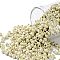TOHO Round Seed Beads, Japanese Seed Beads, (PF558F) PermaFinish Silver Metallic Matte, 8/0, 3mm, Hole: 1mm, about 222pcs/10g
