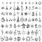 74Pcs 73 Style Tibetan Style Alloy Pendants, Mixed Shapes, Christmas Theme, Antique Silver, 10~30x7.5~21.5x1~5mm, hole: 1~2.5mm, 1pc/style