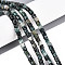 Natural Kyanite Beads Strands, Column, 4~4.5x4.5~5mm, Hole: 1mm, about 88~91pcs/strand, 15.16~15.35''(38.5~39cm)