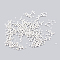 Stainless Steel Solid Round Beads, No Hole, Silver Color Plated, 1mm