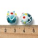 Бусины ручной работы в технике лэмпворк с неровностями LAMP-M022-01C-3