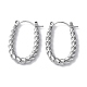 Серьги-кольца из нержавеющей стали марки 304 STAS-Z052-09P-1