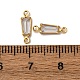 Латунные подвески из прозрачного кубического циркония KK-Z121-06G-01-3