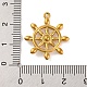 Подвески из нержавеющей стали 304 с тематикой океана STAS-M072-06D-G-3