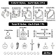 Набор для самостоятельного изготовления кольца-подвески DIY-SC0023-60-2