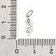 Подвески из змеиной латуни с микропаве из кубического циркония KK-V007-007P-03-1-3