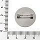 Оправы для кабошонов для брошей из нержавеющей стали 304 STAS-E547-08K-P-4