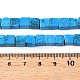 Бусины из натуральной бирюзы  G-T139-6x6-10A-5