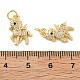 Латунные микро проложить кубического циркония подвески KK-C092-08G-3