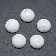 Кабошоны из натурального говлита G-P393-R32-4MM